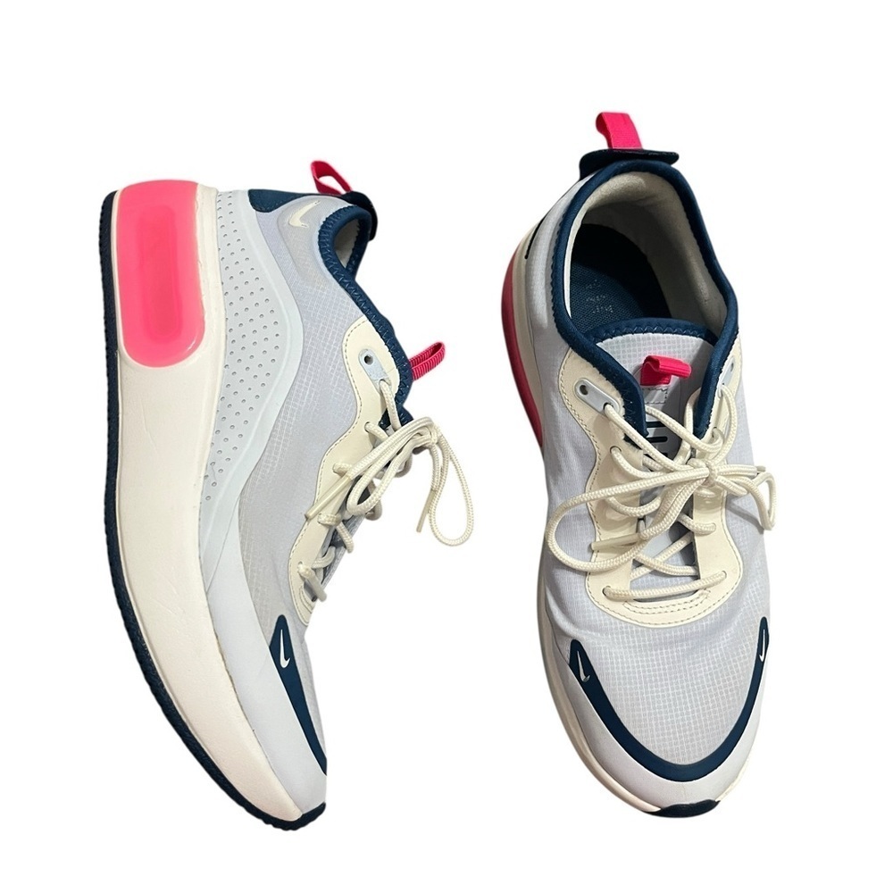 Women's Nike Air Max Dia Half Blue Pink Shoes Sneakers Us 8.5